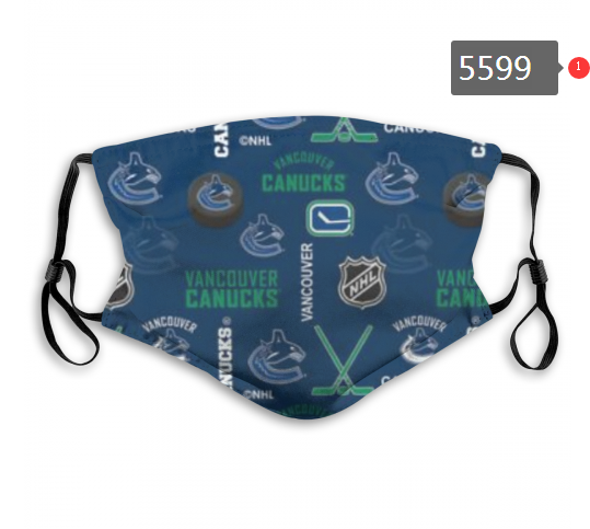 2020 NHL Vancouver Canucks #2 Dust mask with filter